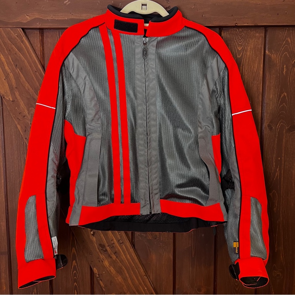 Olympia Moto Sports Padded Motorcycle Jacket L